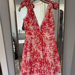 Kasia small Pink and Orange Sleeveless Dress